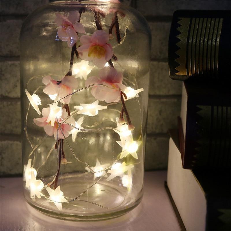 Kintana - Star Shape Fairy Lights - Nordic Side - 01-16, hanging-lamp, lamp, light, lighting, lighting-tag, modern, modern-lighting, string-light