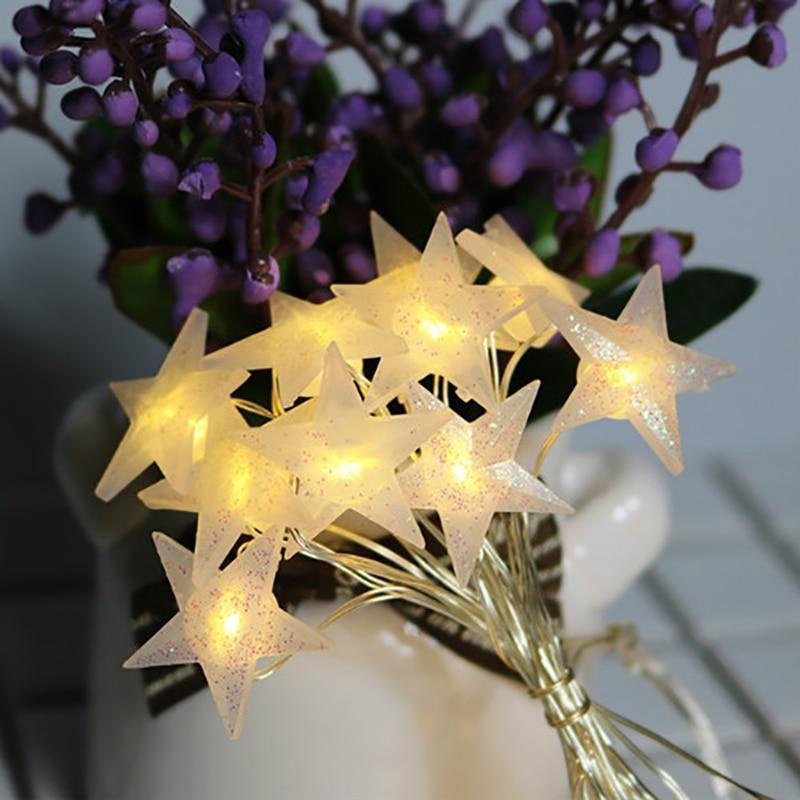 Kintana - Star Shape Fairy Lights - Nordic Side - 01-16, hanging-lamp, lamp, light, lighting, lighting-tag, modern, modern-lighting, string-light