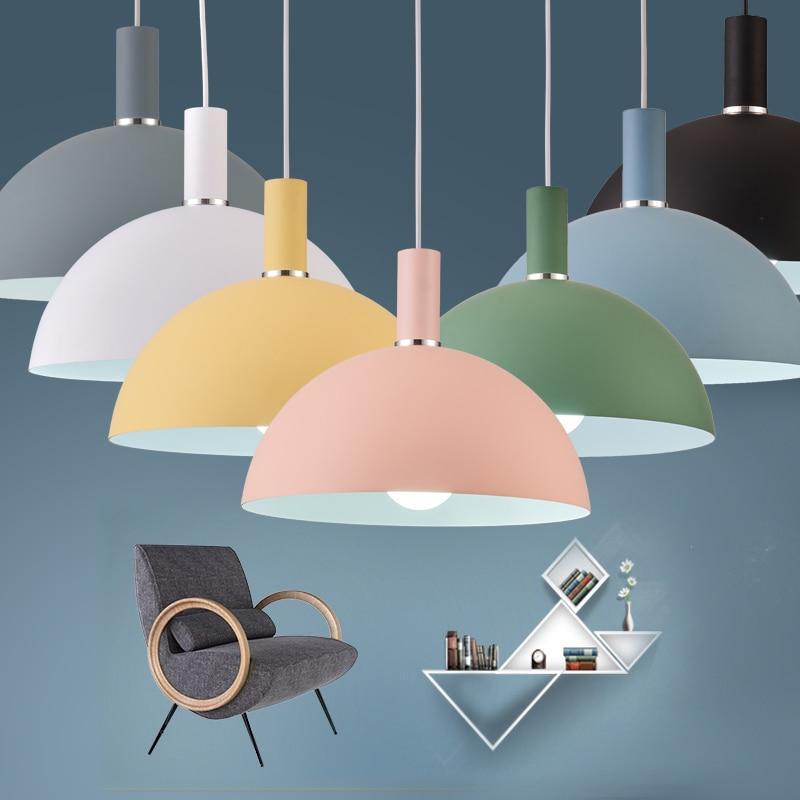 Modern Nordic Round Lampshade Hanging Light - Nordic Side - 11-29, best-selling-lights, hanging-lamp, lamp, lampshade, light, lighting, lighting-tag, modern, modern-lighting, modern-nordic, n