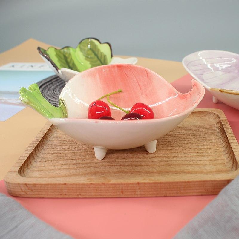 Vegetable Ceramic Plates - Nordic Side - 