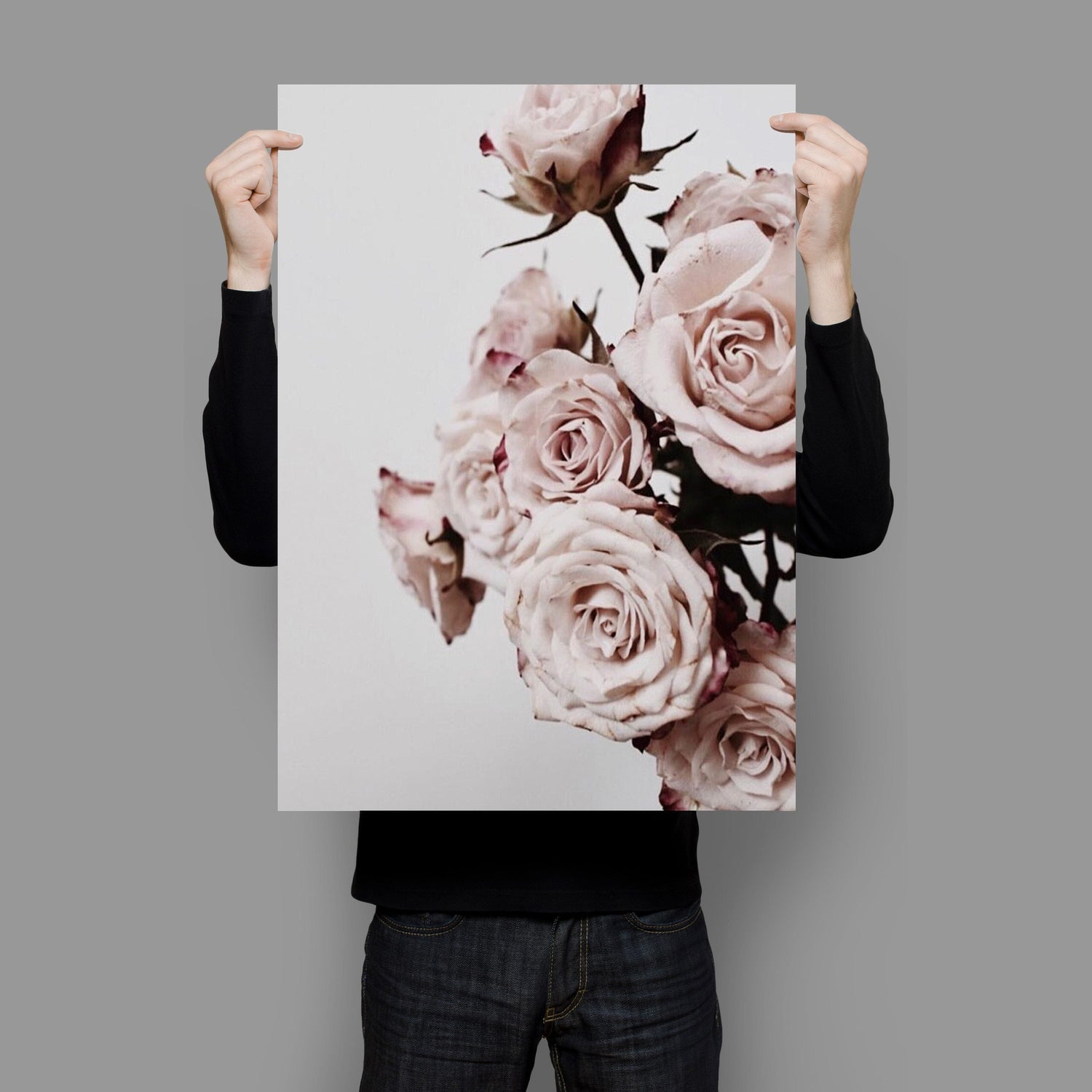Light Pink Roses - Nordic Side - 