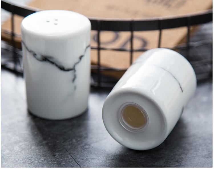 Marble Ceramic Seasoning Container - Nordic Side - 