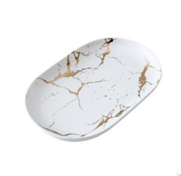 Various Gold Marble Ceramics - Nordic Side - 
