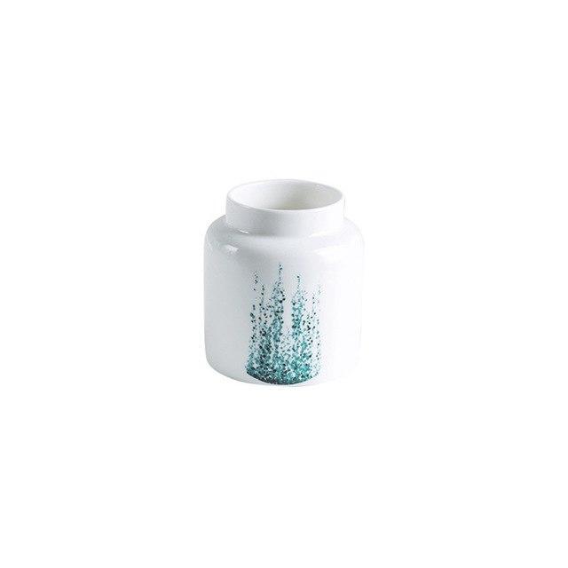 Palm Marble Ceramic Mini Pot - Nordic Side - 