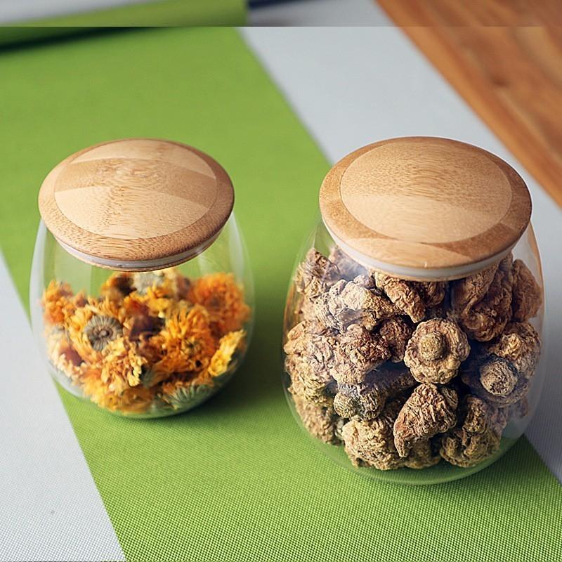 Wood Mason Jar - Nordic Side - 