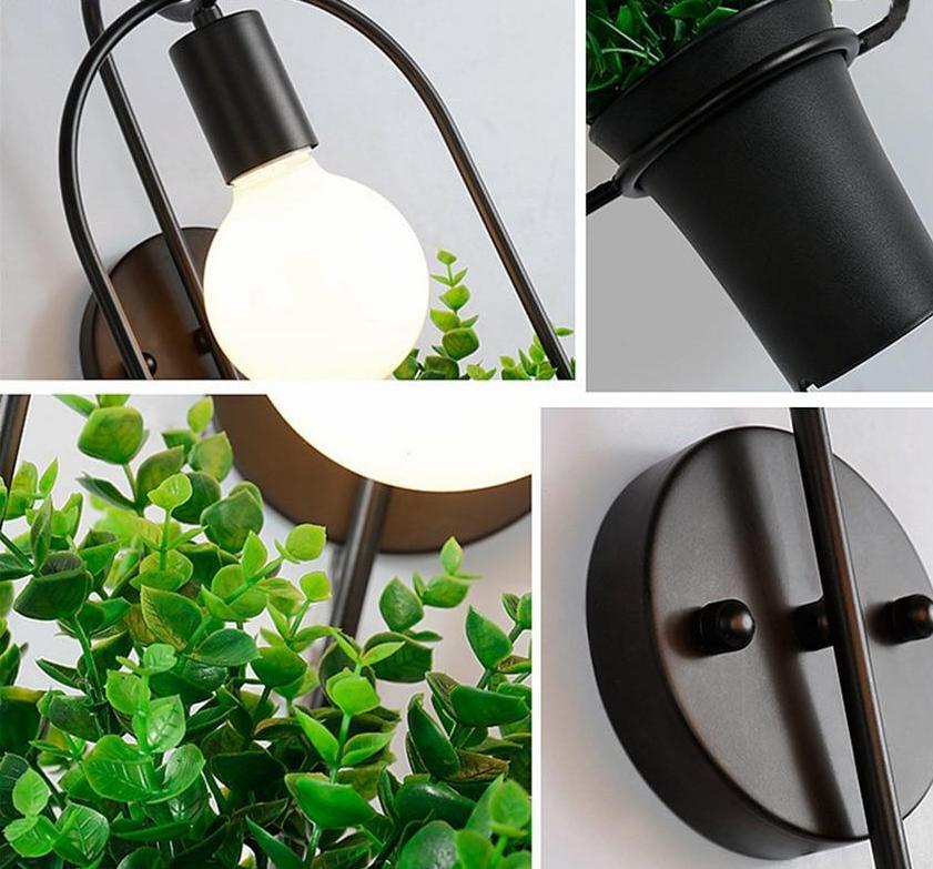 Brielle - Modern Nordic Planter Wall Lamp - Nordic Side - 06-04, best-selling-lights, feed-cl0-over-80-dollars, lamp, light, lighting, lighting-tag, modern, modern-lighting, modern-nordic, no