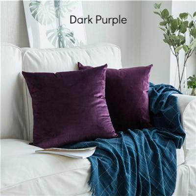 Silky Velvet Cushion Cover - Nordic Side - 