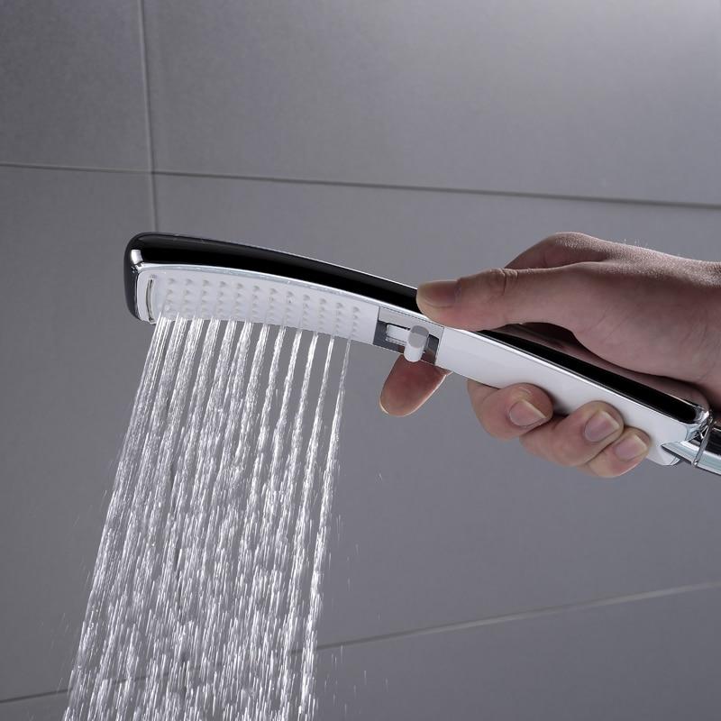 Pylas - Two Function Hand Held Pressurized Shower Head - Nordic Side - 02-11, modern-pieces