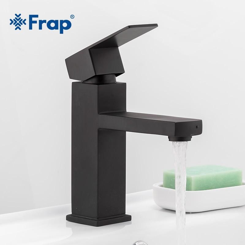 Delmer - Black Stainless Steel Square Bathroom Faucet - Nordic Side - 03-19, modern-pieces
