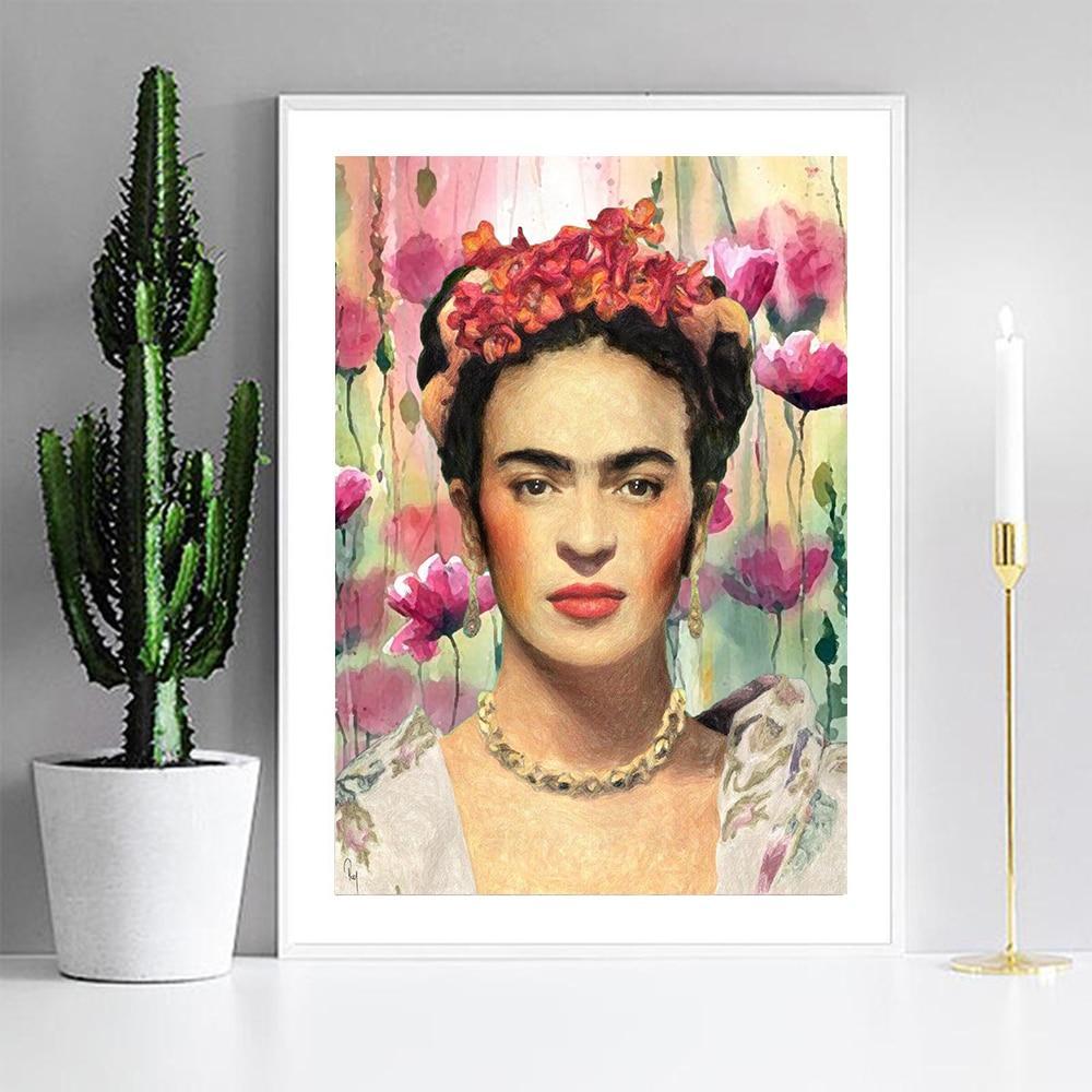 Watercolour Portrait of Frida - Nordic Side - 