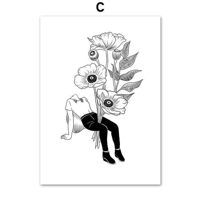 Flower Girl Illustration - Nordic Side - 