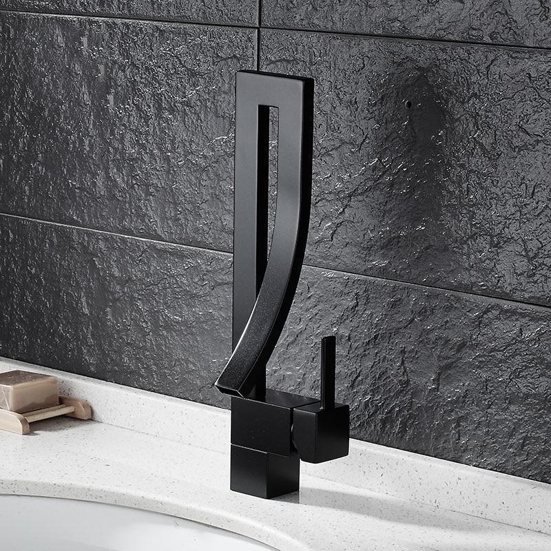 Veda - Elegant Modern Basin Faucet - Nordic Side - 04-25, bathroom, bathroom-collection, bathroom-faucet, fab-faucets, faucet, feed-cl0-over-80-dollars, kitchen, kitchen-faucet, modern, moder
