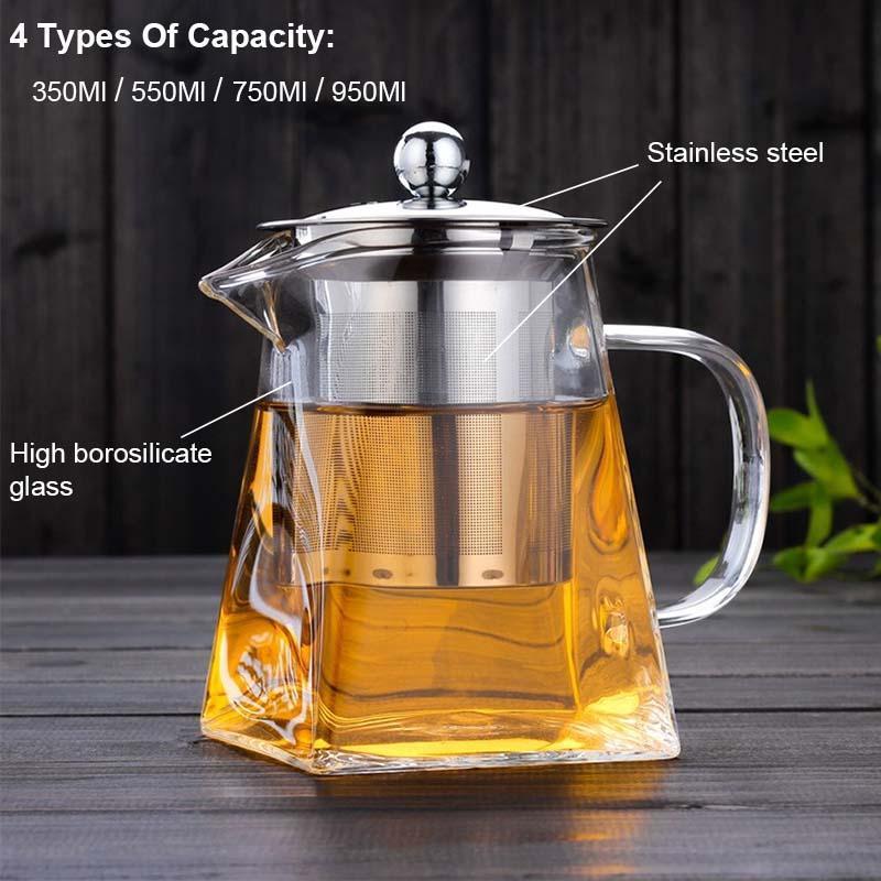 Glass Teapot - Nordic Side - 
