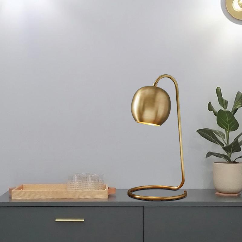 Lark - Copper Plated Retro Table Lamp - Nordic Side - 07-03, best-selling-lights, desk-lamp, feed-cl0-over-80-dollars, lamp, light, lighting, lighting-tag, modern-lighting, table-lamp, vintag