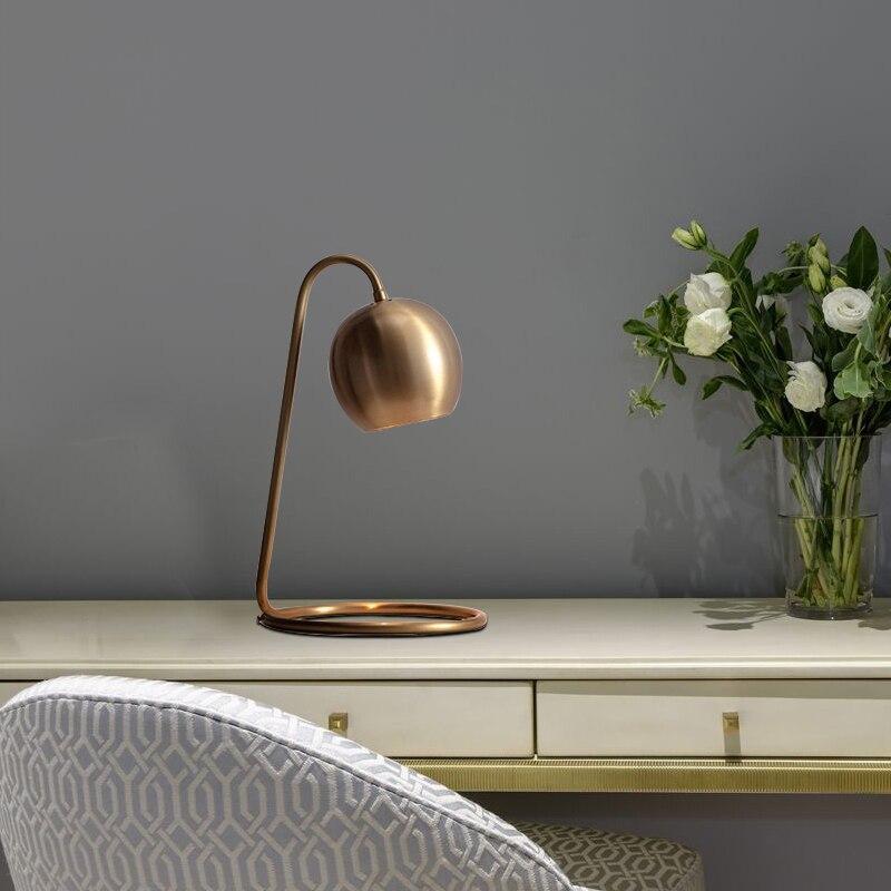 Lark - Copper Plated Retro Table Lamp - Nordic Side - 07-03, best-selling-lights, desk-lamp, feed-cl0-over-80-dollars, lamp, light, lighting, lighting-tag, modern-lighting, table-lamp, vintag