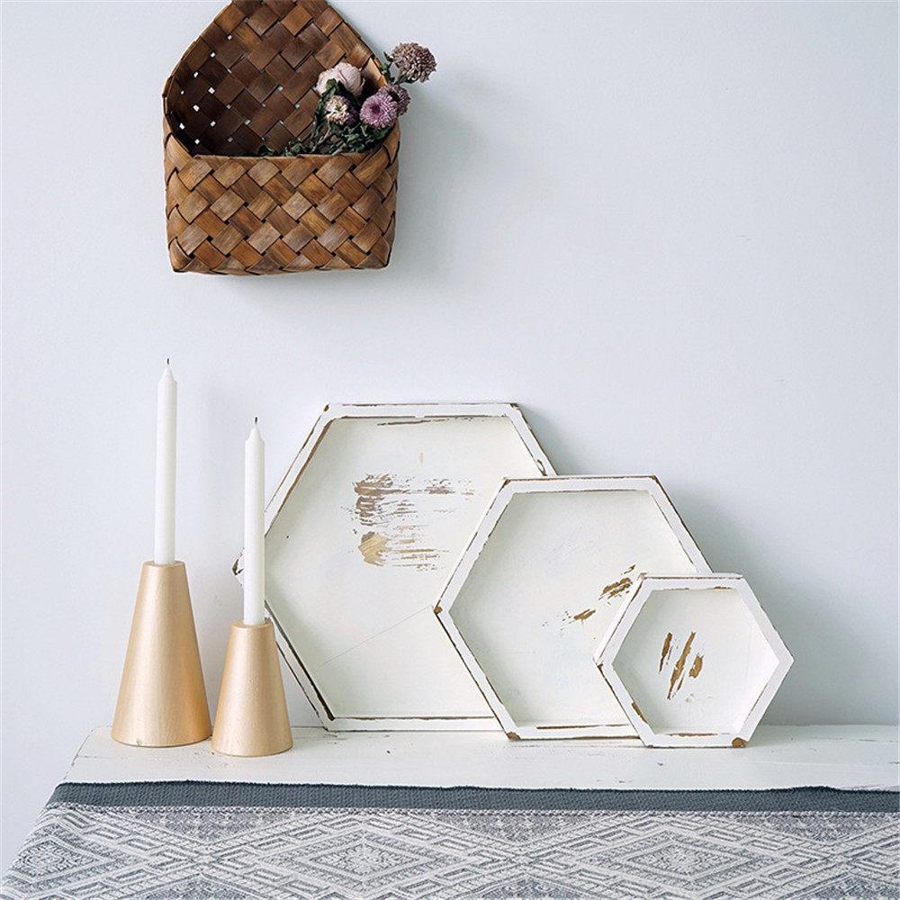 Retro Hexagonal Tray - Nordic Side - 