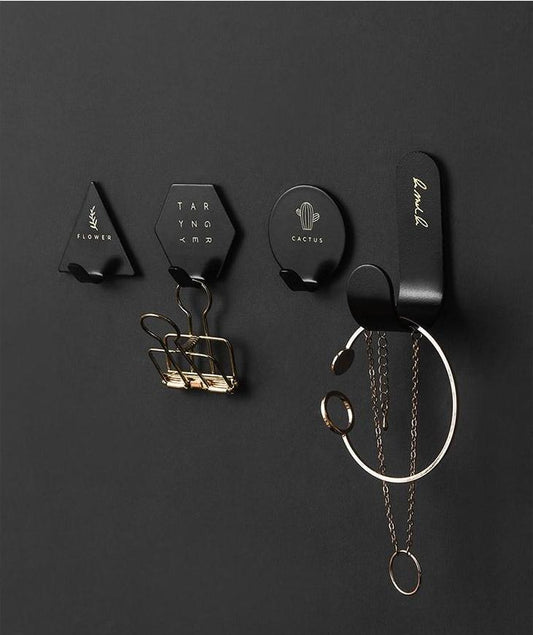 Daxton - 4 Pack Modern Nordic Wall Hooks - Nordic Side - 06-06