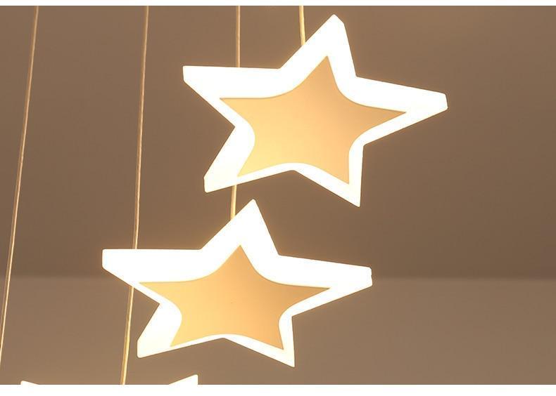 Starlight - Hanging Star Chandelier - Nordic Side - 02-23, best-selling-lights, chandelier, feed-cl0-over-80-dollars, hanging-lamp, lamp, light, lighting, lighting-tag, modern, modern-lightin