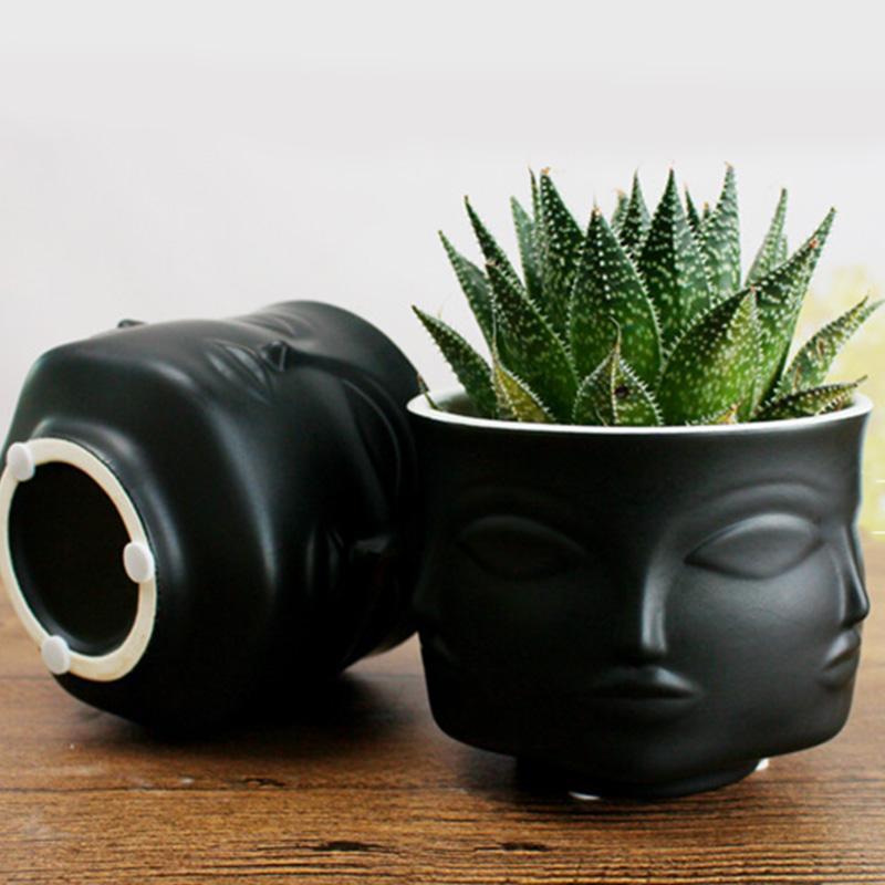 Nakia - Modern Nordic Ceramic Planter Vase - Nordic Side - 05-10