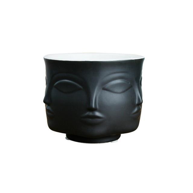 Nakia - Modern Nordic Ceramic Planter Vase - Nordic Side - 05-10