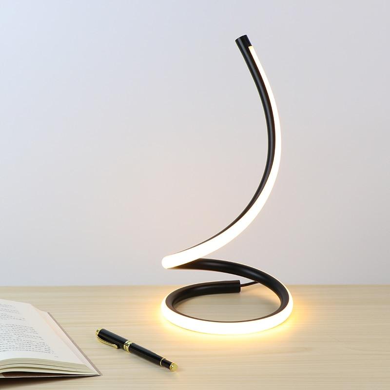 Sansa - Dimmable Spiral Desk Lamp - Nordic Side - 09-01, best-selling-lights, desk-lamp, lamp, light, lighting, lighting-tag, modern-lighting, modern-pieces, table-lamp