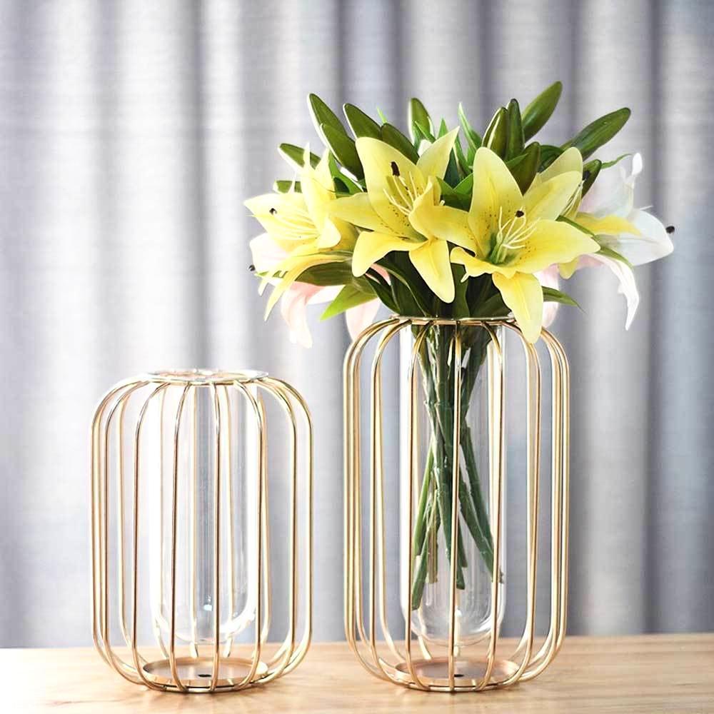 Iron Lantern Vase - Nordic Side - 