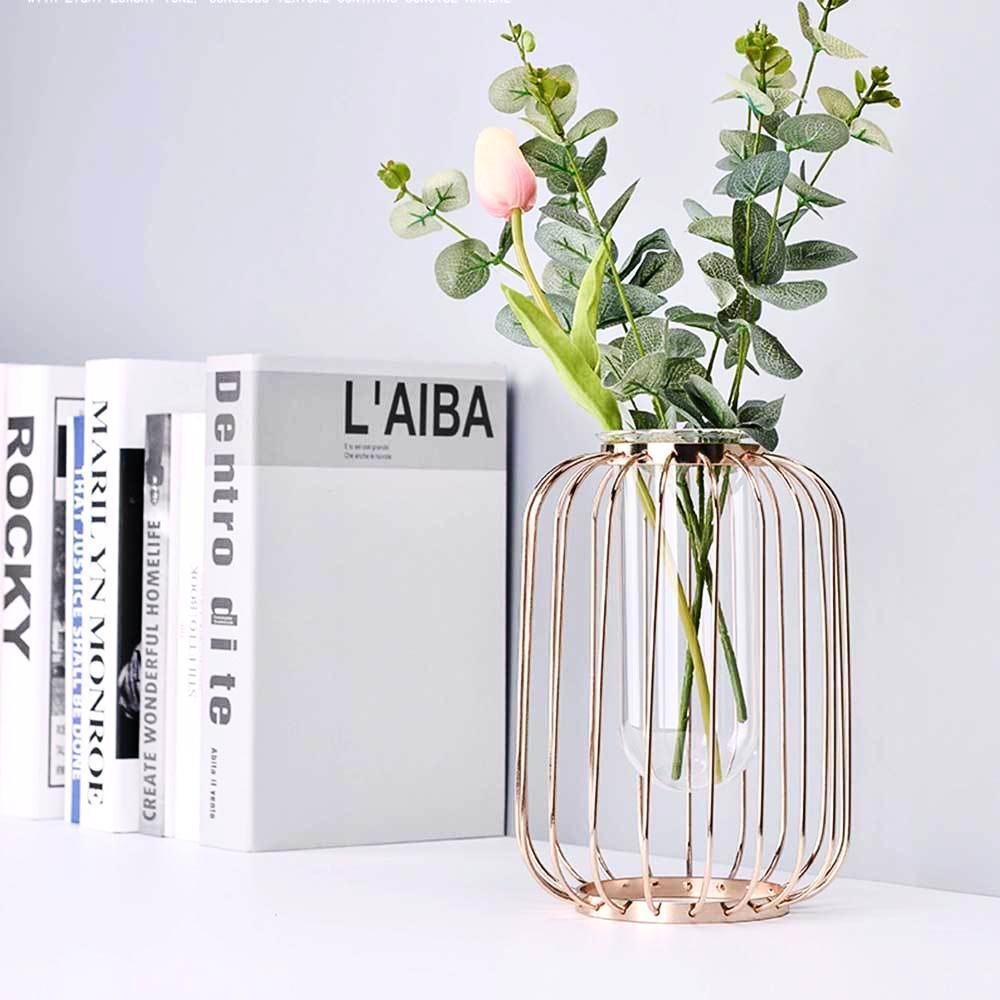 Iron Lantern Vase - Nordic Side - 