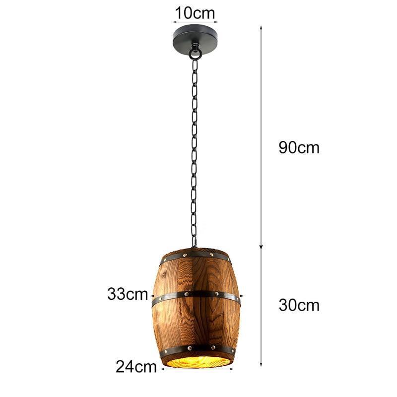 Erato - Hanging Wooden Wine Barrel Light - Nordic Side - 03-18, best-selling-lights, feed-cl0-over-80-dollars, hanging-lamp, industrial, lamp, light, lighting, lighting-tag, modern, modern-li