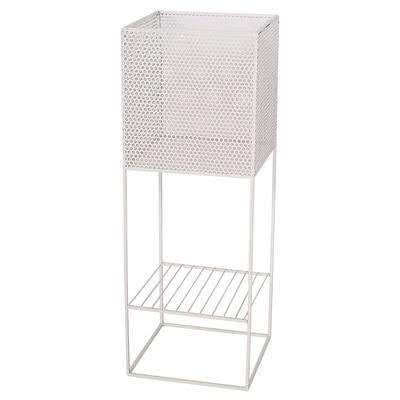 Isadora - Modern Iron Standing Box Planter - Nordic Side - 08-02, feed-cl0-over-80-dollars, feed-cl1-planters, modern-pieces, modern-planter-collection