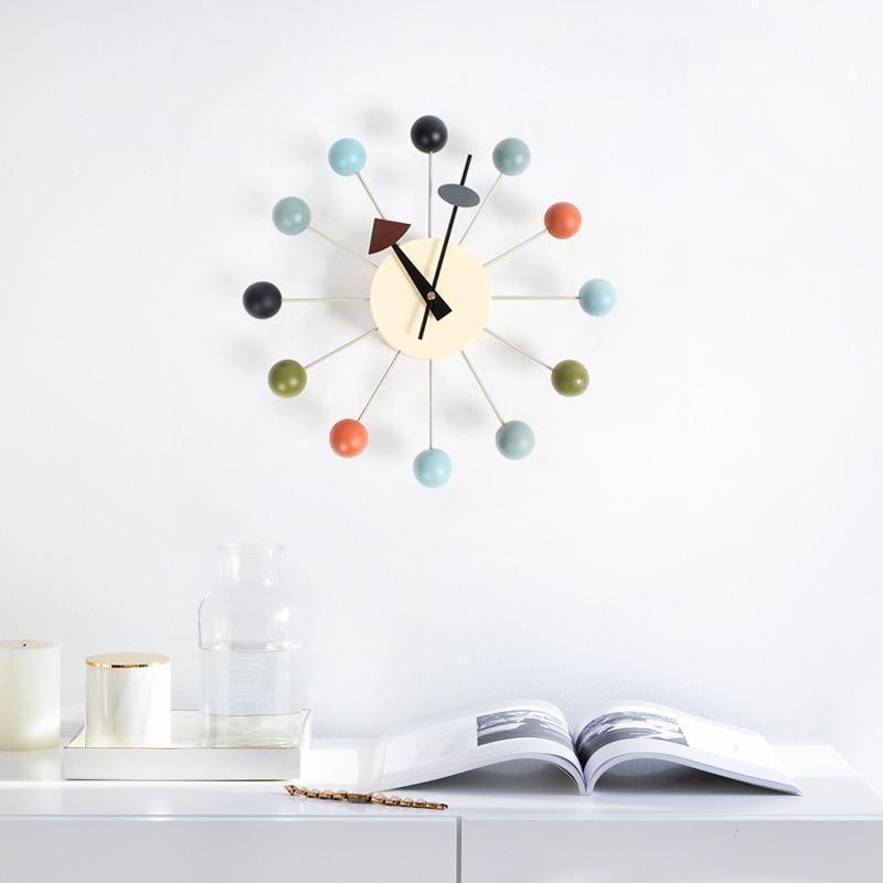 Neruda - Modern Nordic Wooden Clock - Nordic Side - 05-14, feed-cl0-over-80-dollars, modern-wall-clock