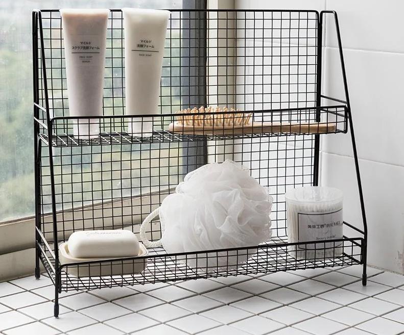 Guinevere - Modern Iron Multi-functional Storage Rack - Nordic Side - 08-04, feed-cl0-over-80-dollars