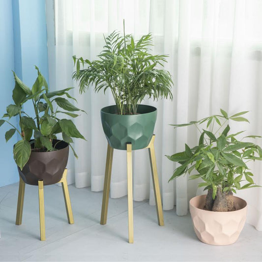 Koa - Geometric Modern Nordic Planter with Stand - Nordic Side - 05-01, feed-cl0-over-80-dollars