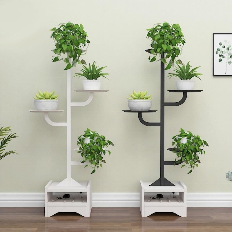 Arden - Modern Iron Tree Multi Level Planter Display - Nordic Side - 05-01, feed-cl0-over-80-dollars