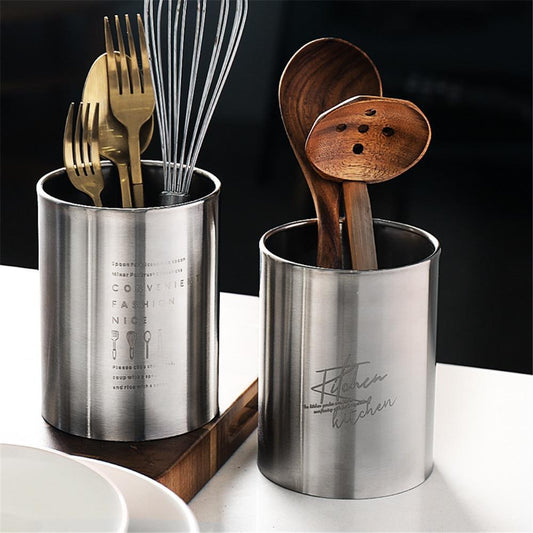 Stainless Steel Cutlery Organiser - Nordic Side - 