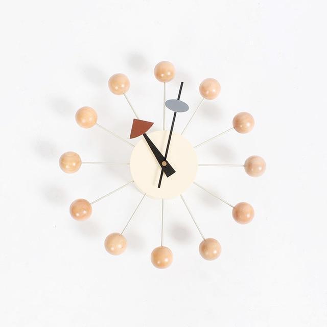Neruda - Modern Nordic Wooden Clock - Nordic Side - 05-14, feed-cl0-over-80-dollars, modern-wall-clock