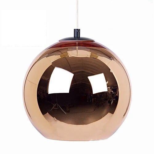copper/sliver/gold Plated Glass Pendant - Nordic Side - 
