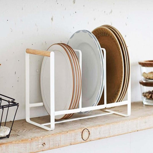 Iron Dish Rack with Wood Handle - Nordic Side - 