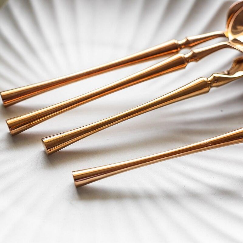 Antique Mirror Rose Gold Cutlery - Nordic Side - 