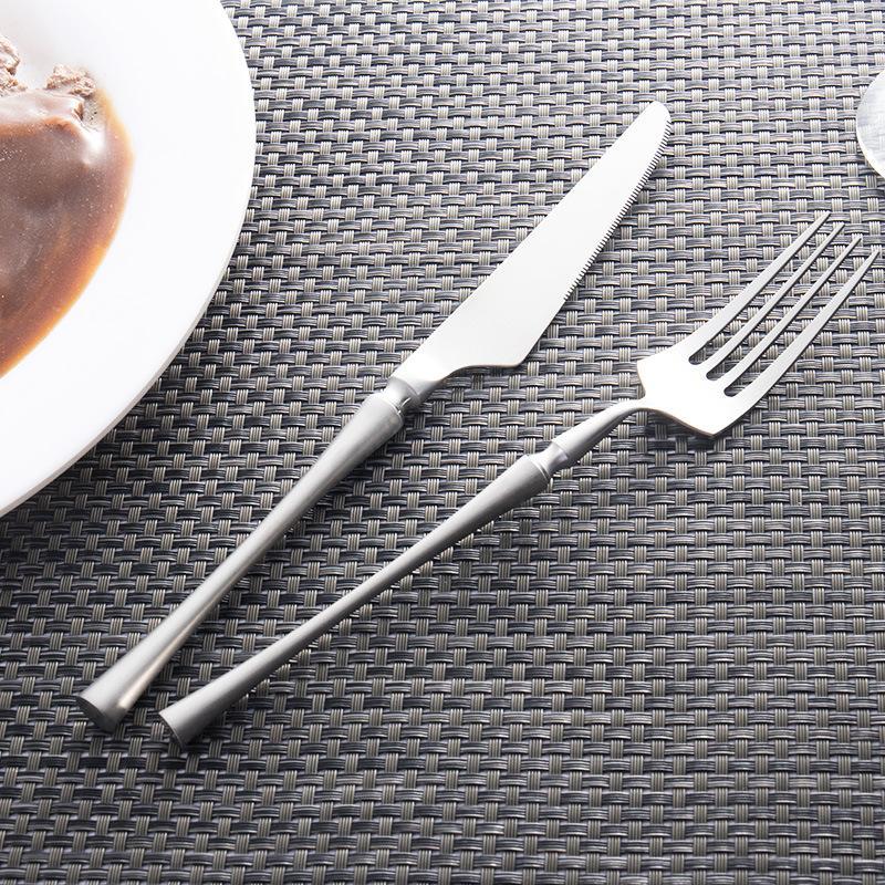 Metal Antique Cutlery Set (4 Pieces Set, 4 Colors) - Nordic Side - 