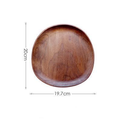 Acacia Wood Oval Plate - Nordic Side - 