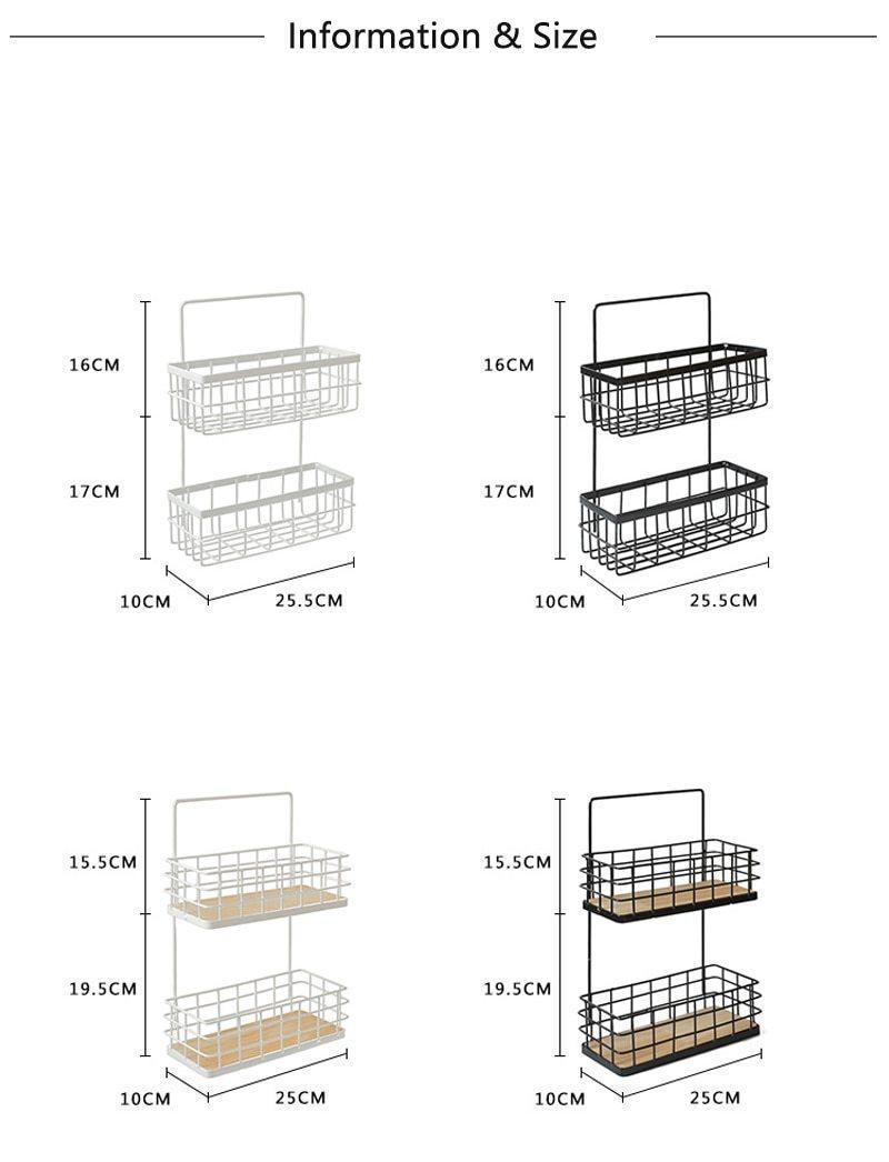 Iron & Wood Storage Rack - Nordic Side - 