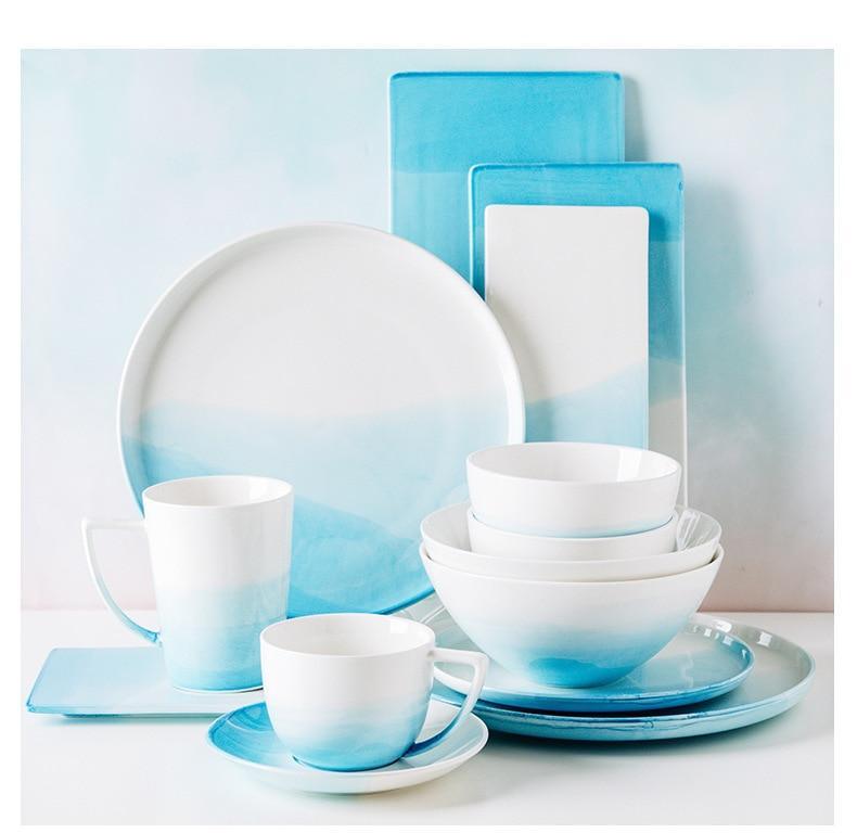 Gradient Blue Tableware - Nordic Side - 