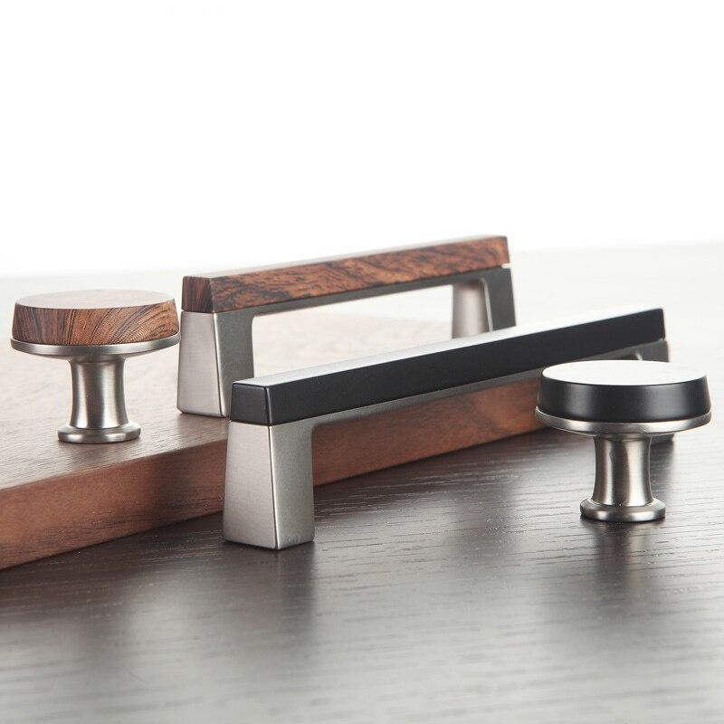 Perry - Wood Grain Kitchen Cabinet Handle - Nordic Side - 02-12, modern-farmhouse