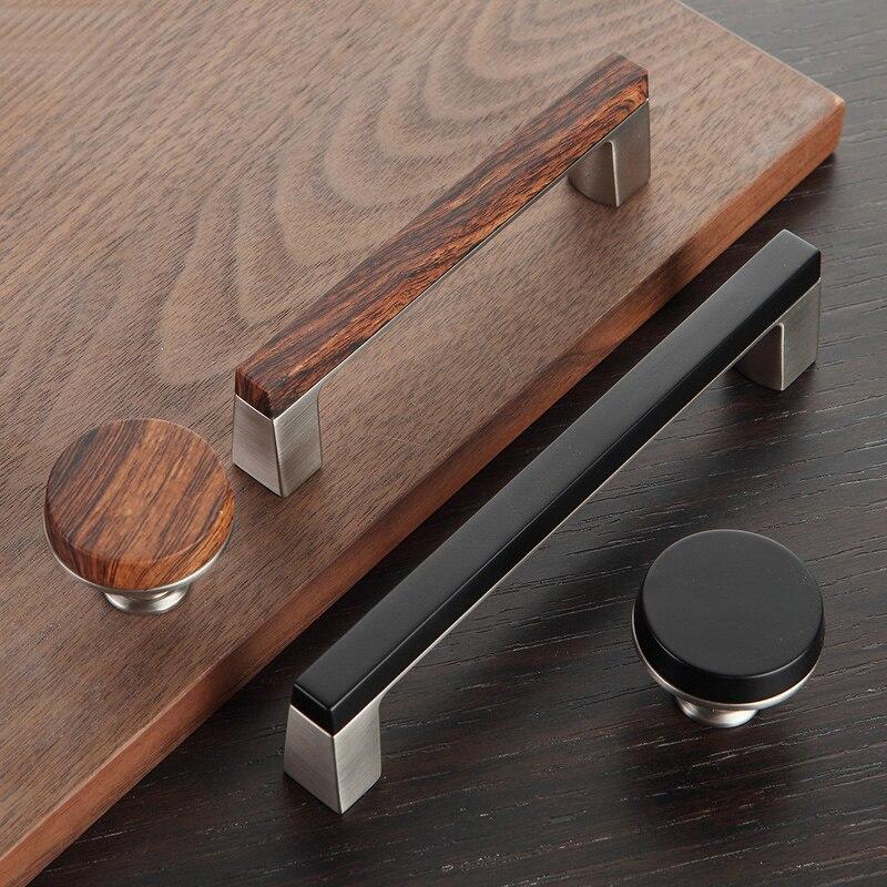 Perry - Wood Grain Kitchen Cabinet Handle - Nordic Side - 02-12, modern-farmhouse