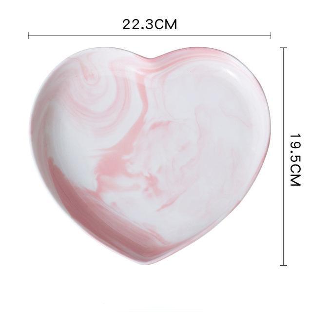 Marble Heart Dinnerware - Nordic Side - 
