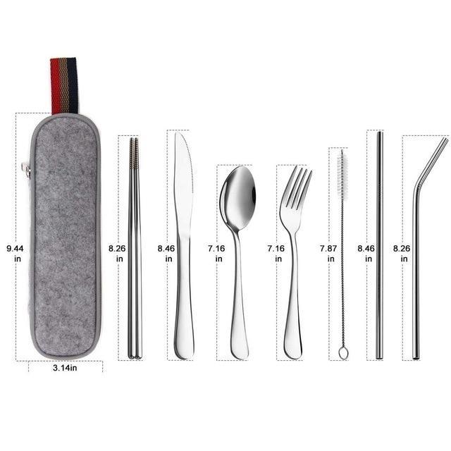 Dinnerware Set Travel Cutlery - Nordic Side - diningroom, kitchen, travel