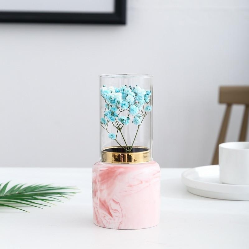 Colorful Marble Vase - Nordic Side - 