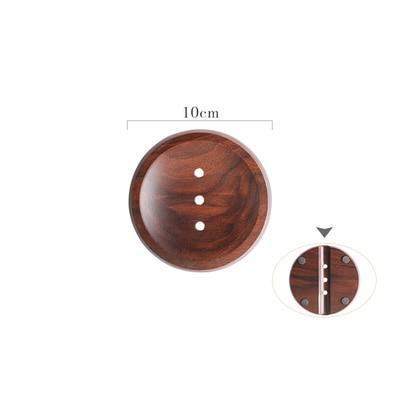 Natural Walnut Soap Plate - Nordic Side - 