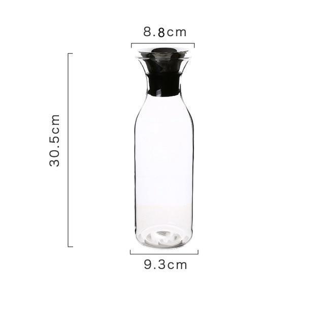 Glass Bottle with Steel Lid - Nordic Side - 
