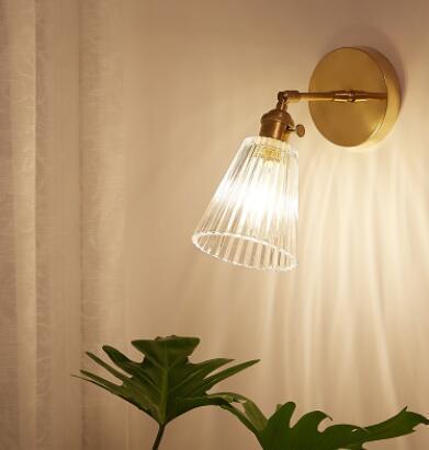 Vintage Glass Wall Light - Nordic Side - 